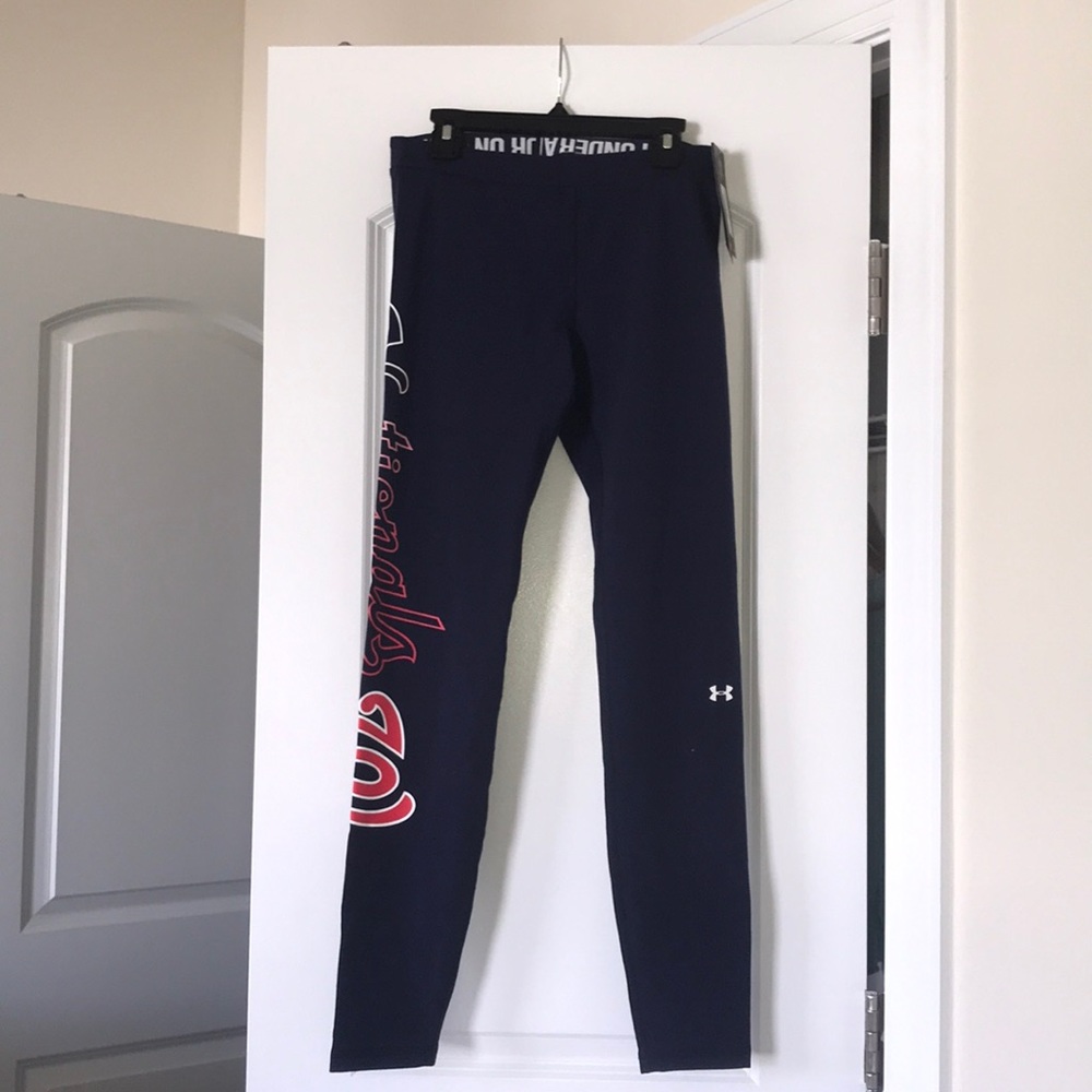 Under amour navy blue nationals baseball leggings
